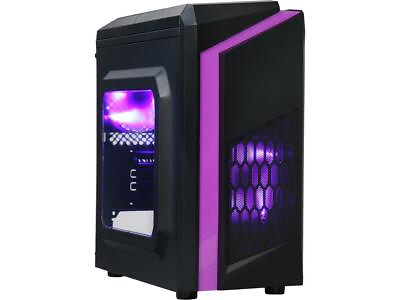 #ad DIYPC DIY F2 P Black Purple SPCC Micro ATX Mini Tower Gaming Computer PC Case $38.98