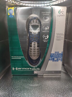 #ad Logitech Harmony H628 Advanced Universal Remote Control CIB $14.95