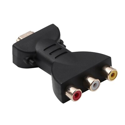 #ad Compatible to 3 RGB RCA Video Audio Adapters Male to 3 RCA Video Audio5567 $7.51