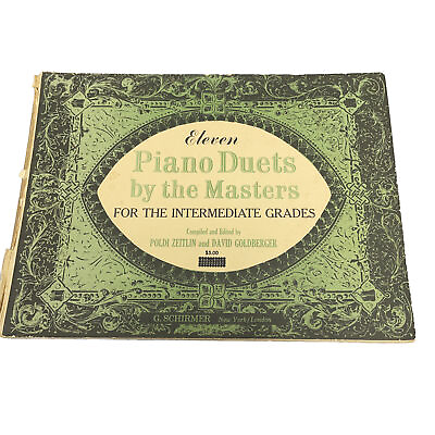 #ad 11 Piano Duets by the Masters for the Intermediate Grades Poldi Zeitlin Music $15.99