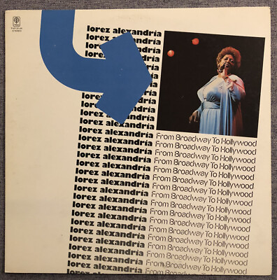 #ad Lorez Alexandria ‎From Broadway To Hollywood Vinyl LP Japan OOP Rare Jazz 1977 $103.98