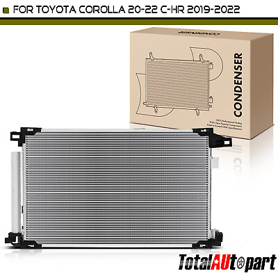 #ad New 1x AC Condenser w Receiver Drier w Bracket for Toyota C HR 19 22 Corolla $53.99
