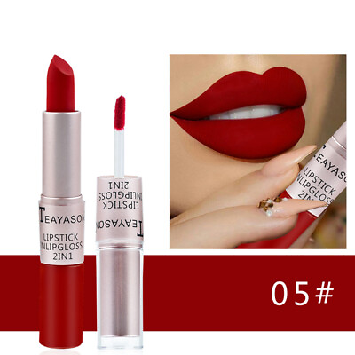 #ad Long Lasting lip gloss lot Velvet Matte Liquid Lipstick Waterproof Cosmetics $1.05