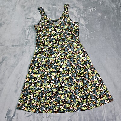#ad Toad amp; Co Sunkissed Petal Dress A Line Sleeveless Floral Knee Length Sz Small $19.99