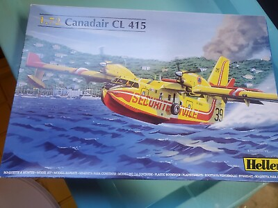 #ad Heller Canadair CL 415 Amphibious Aircraft Model Kit 1 72 New Open Box $35.99