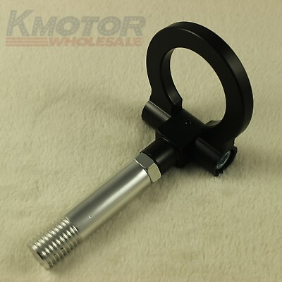 #ad Black JDM Folding Screw On Type Front Rear Tow Hook For Mazda RX8 CX5 Mazdaspeed $17.86