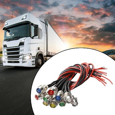 #ad 10x LED Indicator Lights Easy Installation Signal Lamps for Trucks Cars $8.99
