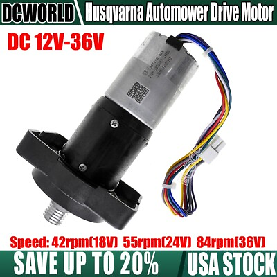 #ad DC12V 36V Brushless Motor Drive Wheel Motor Husqvarna Automower Robot Lawn Mower $99.99