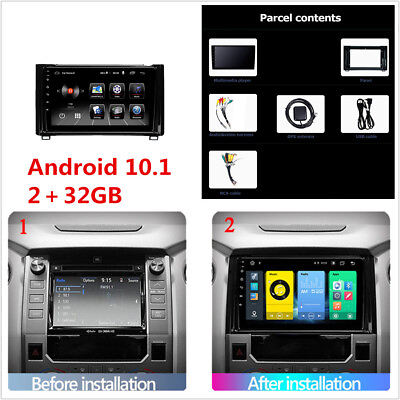 #ad Android 10.1 2＋32GB Car Radio Stereo DVD GPS Wifi Player For Toyota Tundra 13 20 $216.17