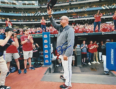 #ad TERRY FRANCONA CLEVELAND INDIANS FAREWELL ACTION SIGNED 8x10 $49.99