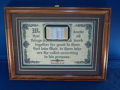 #ad New Bible Verse Plaques Signs quot;ALL THINGS WORK TOGETHER...quot; Christian Gifts $49 $39.95