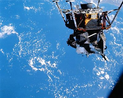 #ad NASA LUNAR MODULE SPIDER EARTH ORBIT APOLLO 9 11x14 GLOSSY PHOTO PRINT $29.99