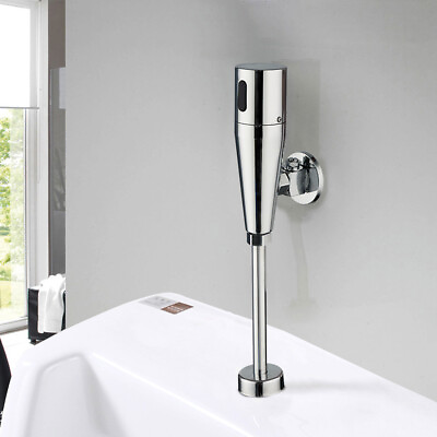 #ad Economy Lavatory Urinal Flush Automatic Sensor Facuet Toilet Wall Mount Taps $73.46