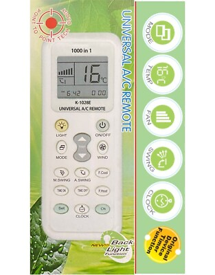 #ad Universal Air Conditioner Replacement Remote Control for Most Air Conditioning $9.99