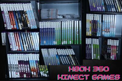 #ad MICROSOFT XBOX 360 GAME LOT YOU PICK KINECT BUY 2 GET 1 50% OFF SCRATCH FREE $4.98