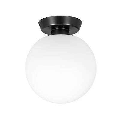 #ad 8quot; Black Integrated Flush Mount Ceiling Light with 3 Adjustable Color Options $23.24