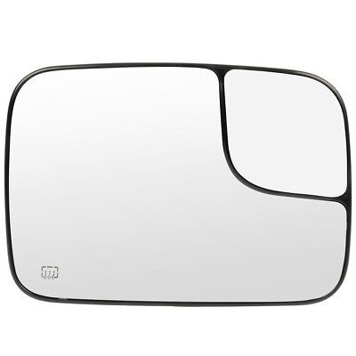 #ad Right Chrome Mirror Glass For 2003 05 Dodge Ram 1500 2500 3500 Heated Passenger $29.09
