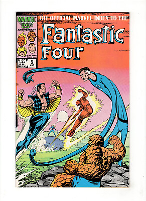 #ad The Official Marvel Index To The Fantastic Four #9 1986 Marvel Comics $9.42