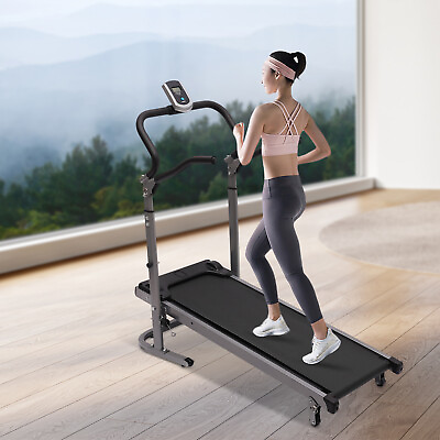 #ad Folding Treadmill With incline Running Fitness Jogging Machine Home Use $201.40