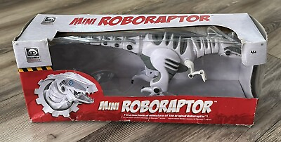 #ad WowWee Mini Roboraptor 14quot; Robot Dinosaur WALKS RARE VERSION NEW IN BOX $49.95