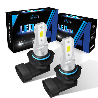 #ad 2 SIDE 9005 Led Headlight Conversion kit 6000K bright white Light LOW beam bulbs $19.99