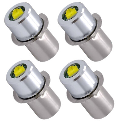 #ad 4 Pack 18 VOLT Flashlight Replacement Xenon LED Bulb 18v for RYOBI ONE Cordless $14.97