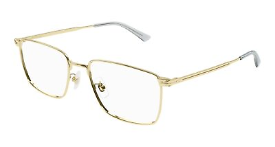 #ad NEW Mont Blanc MB0308o 004 Gold Gold Eyeglasses $285.38