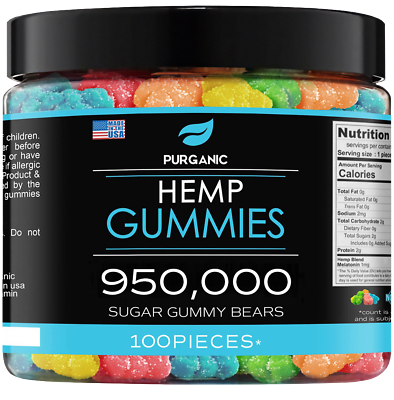 #ad Natural Gummies for Stress Relief Sour For Pain Insomnia amp; Anxiety 100ct $23.95