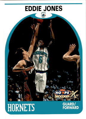 #ad 1999 Hoops Decade #158 Eddie Jones Charlotte Hornets $4.28