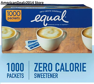 #ad Equal Zero Calorie Sweetener 1000 ct. FREE SHIPPING $19.90