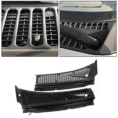 #ad Fit For Ford F250 F350 Excursion Windshield Wiper Vent Cowl Screen Cover Panels $39.65
