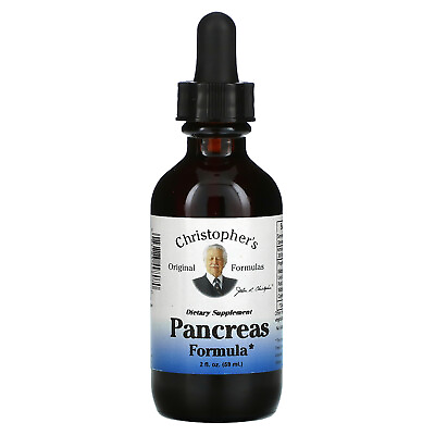 #ad Christopher s Original Formulas Pancreas Formula 2 fl oz 59 ml Chemical Free $17.43
