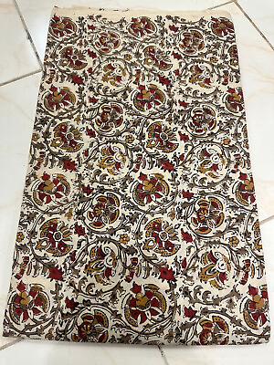 #ad Indian Hand Block Print 100% Cotton fabric Dressmaking By 10 yard Sewing Crafts $61.00