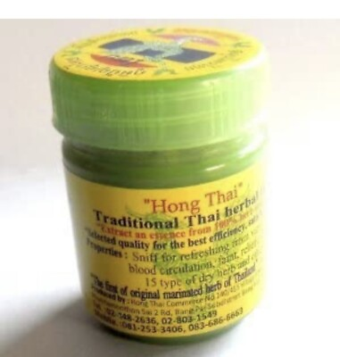 #ad HONG THAI Traditional Herbal Aroma Nasal inhaler natural 1 Jar $7.99