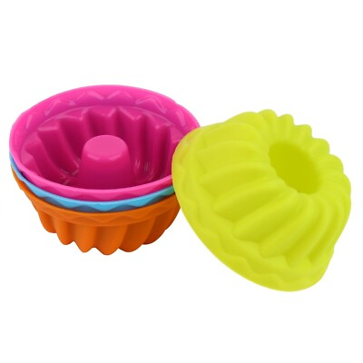 #ad Muffin Molds Silicone Cupcake Baking Cups Cupcake Cups Nonstick 12Pcs Cupcake XG $6.76
