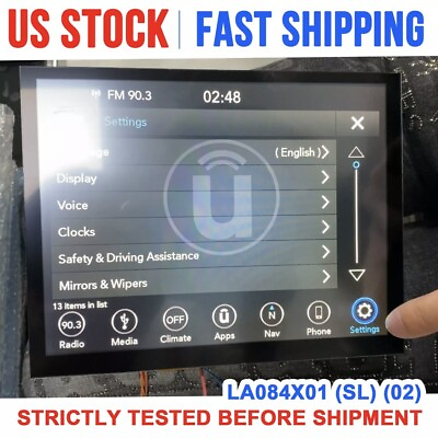 8.4quot; 17 22 Replacement Uconnect 4C UAQ LCD Display Touch Screen Radio Navigation $269.00