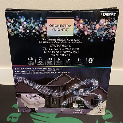 #ad Orchestra of Lights Lightshow Music Box with Speaker Universal Virtuoso 1290087 $142.50