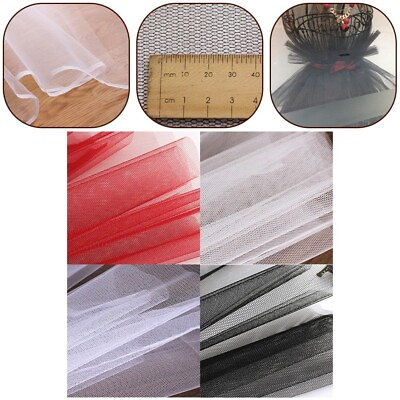 #ad Stylish Hard Net Fabric for Wedding Dresses and Apparel Classic Mesh Design $9.74