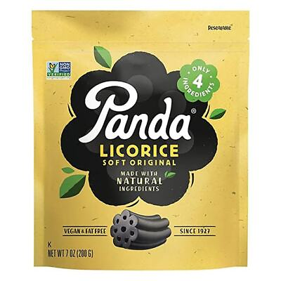 #ad Panda Licorice Soft Black Licorice 7 oz Pkg $9.54