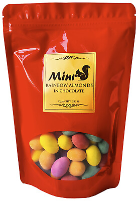 #ad Rainbow Almonds in Milk Chocolate Snack Luxury Gift Cute Pack 250g $9.99