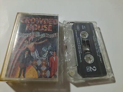 #ad VINTAGE CROWDED HOUSE SELF TITLED CASSETTE TAPE $12.68