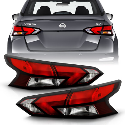 #ad 4 Piece Factory Style OuterInner Tail Brake Lights For 2020 2023 Versa Sedan $253.99