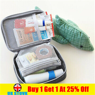 Mini First Aid Kit Emergency Small Bag Box Walking Hiking Car Travel Medical YLL $7.60