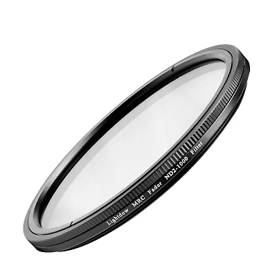#ad 49 82mm Adjustable ND2 ND1000 Neutral Density Optical Glass Camera Lens Filter AU $50.01