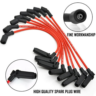 #ad 8pcs Spark Plug Wires 9748RR Fits for CHEVY 99 06 LS1 VORTEC 4.8L 5.3L 6.0L $19.00