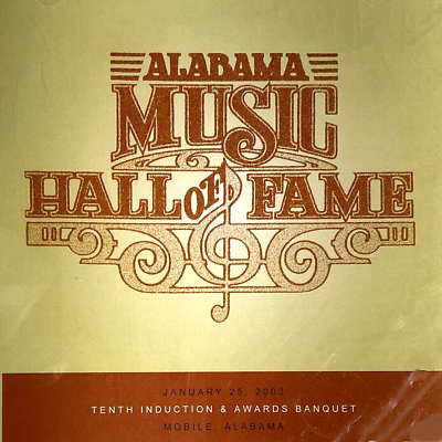 #ad New Alabama Music Hall of Fame Induction Ceremony 2003 Souvenir CD Sealed $24.95