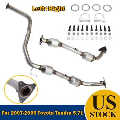 #ad LeftRight Catalytic Converter For 07 09 Toyota Tundra Pickup 5.7L EPA Approved $132.99