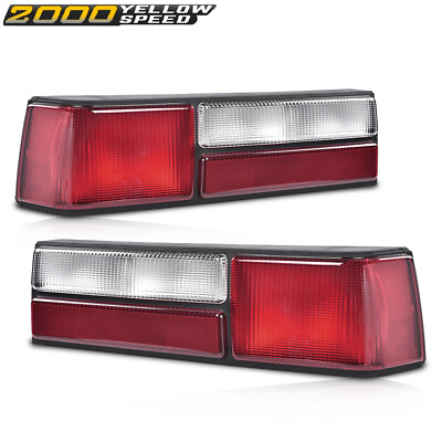 #ad #ad Taillights Taillamps Rear Brake Lights Left Right Pair Fit for Mustang LX 87 93 $74.90