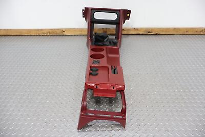#ad 87 93 Ford Mustang GT Foxbody Center Floor Console W Shift Bootamp;Bezel Red DR $595.00