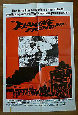 #ad 1968 Orig 27#x27;#x27;x41#x27;#x27; movie poster #x27;#x27;Flaming Frontier Old Surehand#x27;#x27; w S.Granger $16.00